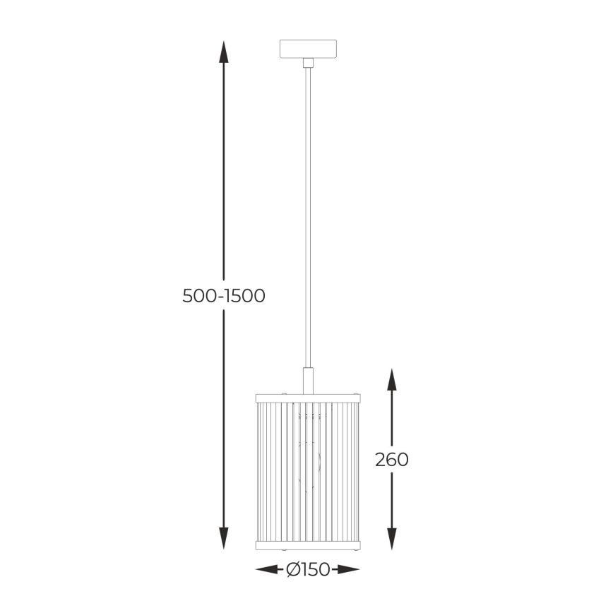 Zuma Line - Lühter 1xE14/60W/230V must