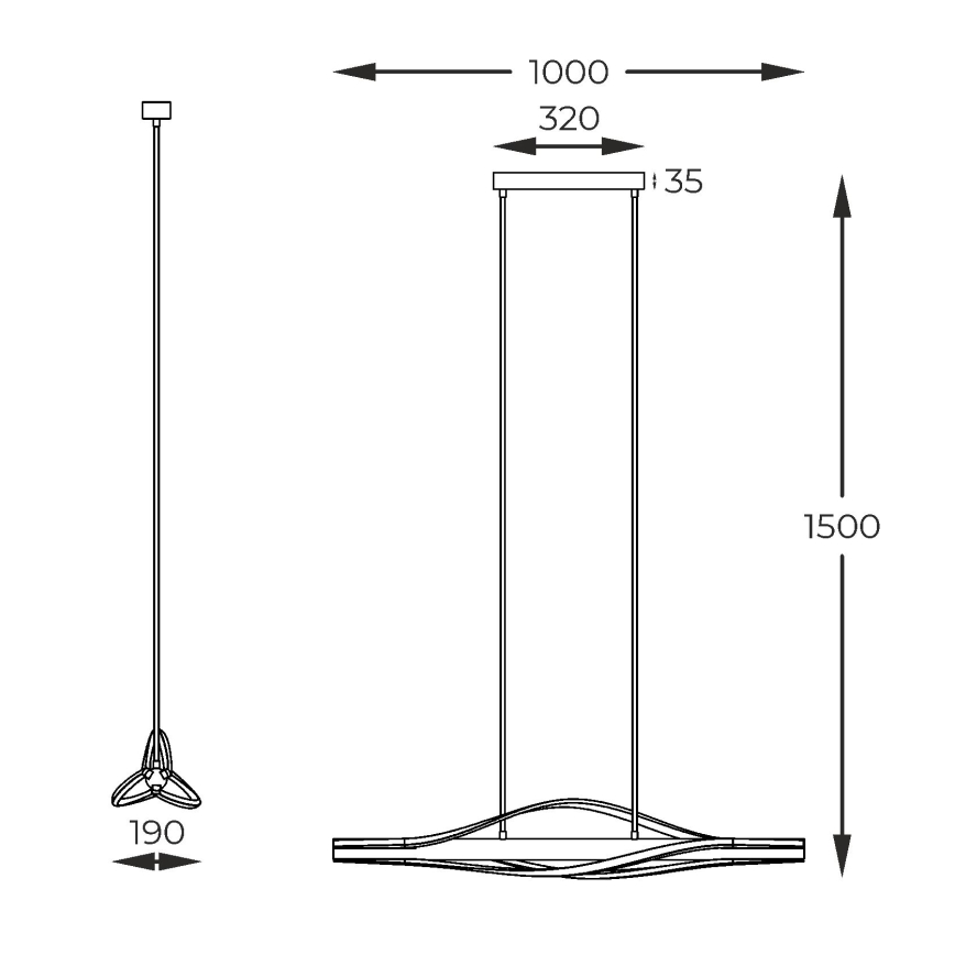 Zuma Line - LED Lühter LED/30W/230V