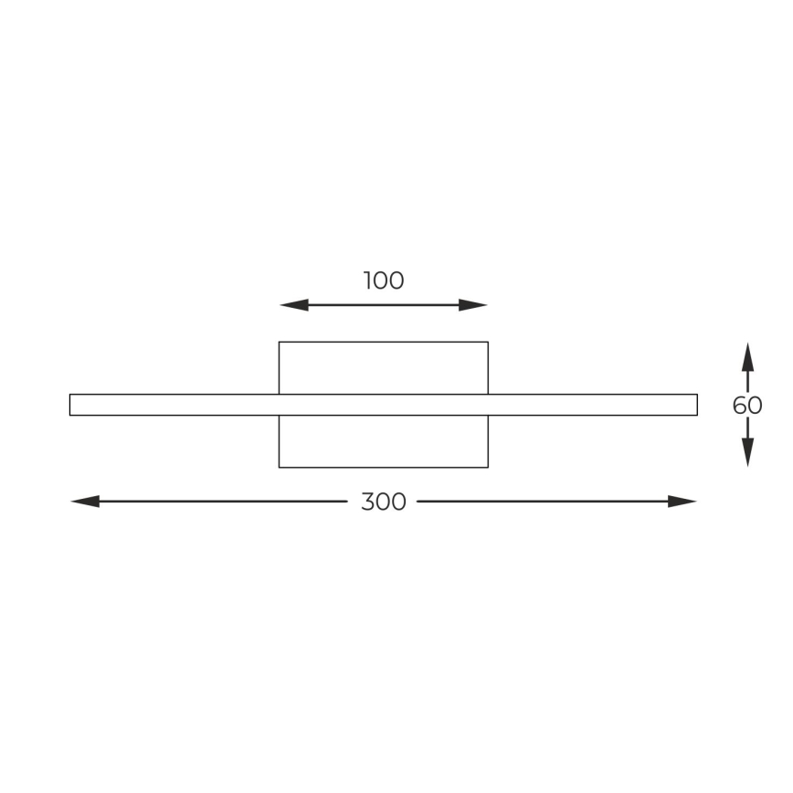 Zuma Line - LED Pildivalgusti LED/7W/230V 30 cm kuldne