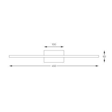 Zuma Line - LED Pildivalgusti LED/10W/230V 45 cm kuldne