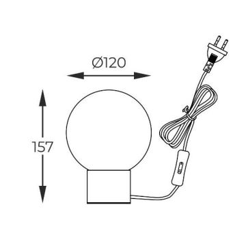 Zuma Line - Laualamp 1xG9/4W/230V must