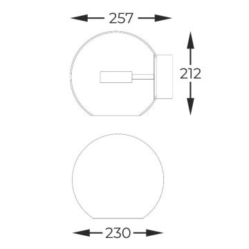 Zuma Line - LED Seinavalgusti LED/5W/230V kuldne